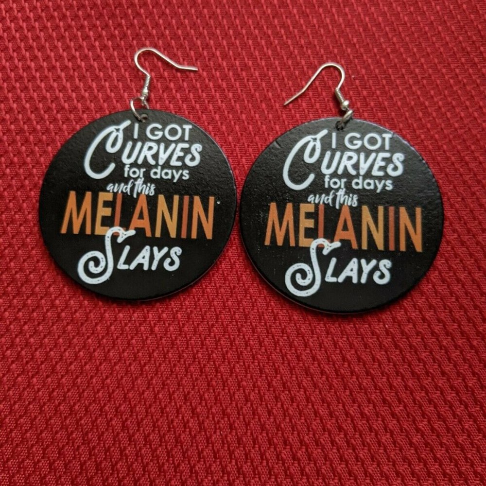 I Got Curves For Days African American Earrings